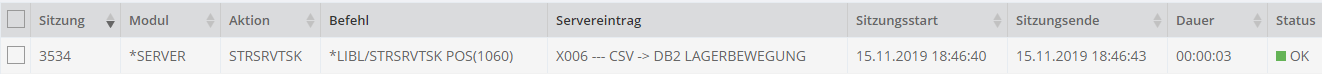 CSV EDI-Mapping Ergebnis EDI-Software i‑effect<sup>®</sup> WebControl