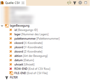 CSV EDI-Mapping Beschreibung