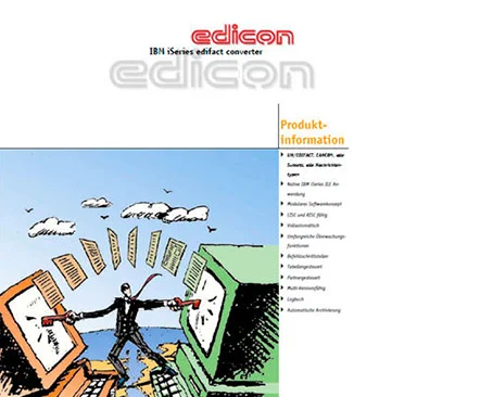 EDICON - Vorgänger der i‑effect<sup>®</sup> Solution Suite