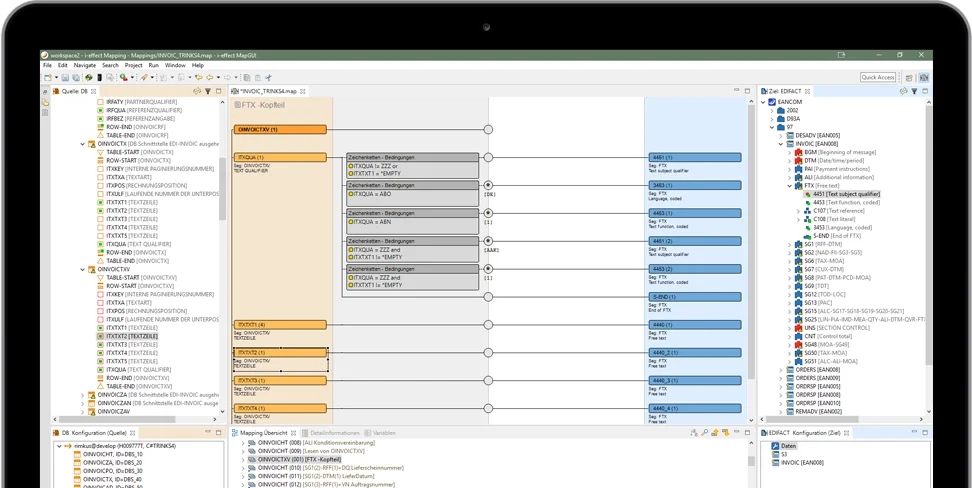 EDI Mapper grafisch Mapgui