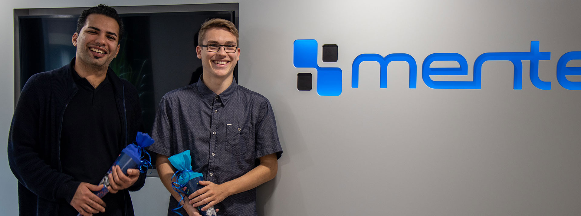menten GmbH 2018 mit zwei neuen Auszubildenen