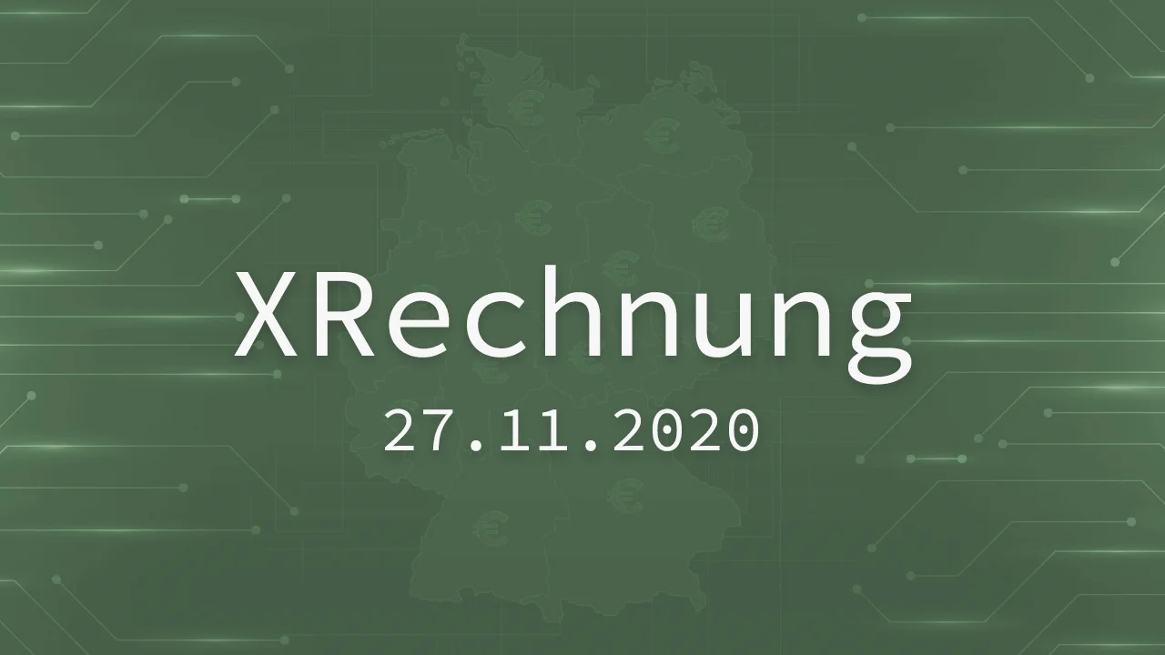 Stichtag für XRechnungen