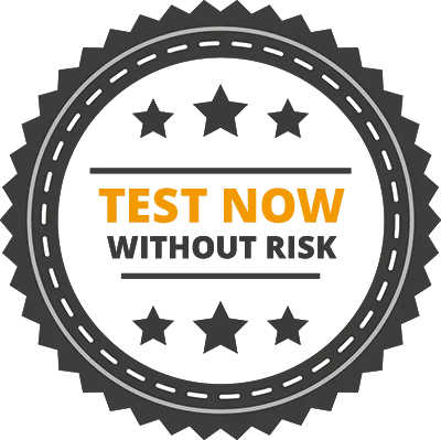 test now without risk